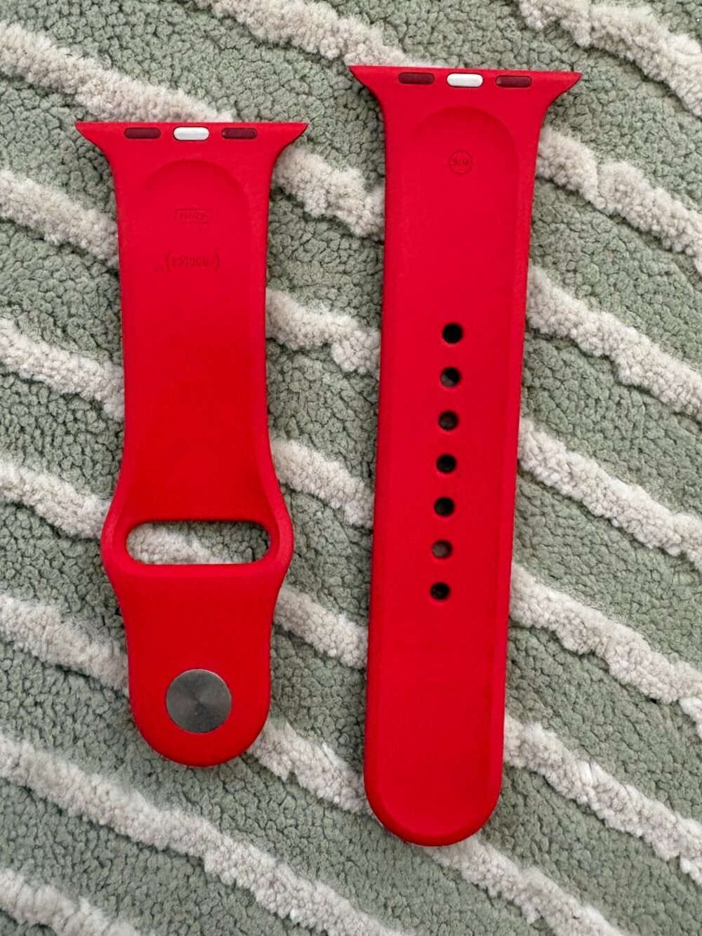Official Apple Watch (PRODUCT)RED Sport Band - 42mm (S/M)